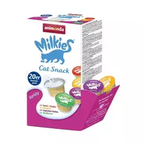 animonda Milkies Variety vertės pakuotė 20 × 15 g, pieno skonio, be cukraus