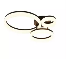 LED lubinis šviestuvas TRIO Scope 4000 lm, juodas, įmontuojamas, 4000K