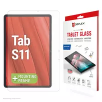 Displex Tablet Glass (9H) Samsung Galaxy Tab S11, Eco Montavimo Rėmelis, nedūžtantis