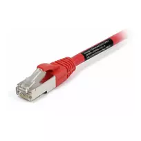 Synergy21 Patch laidas RJ45, CAT8.1 2000MHz, 0,5 m, raudonas, S-STP (S/FTP), TPE/LSZH (SuperFlex), AWG26