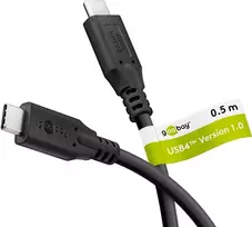 Goobay USB-C laidas USB4 100 W 20Gbit/s Power Delivery 0,5 m (74194)