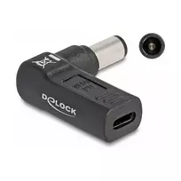 DeLOCK adapteris USB Type-C moteriškas į Dell 7.4 x 5.0 mm vyriškas 90° kampu