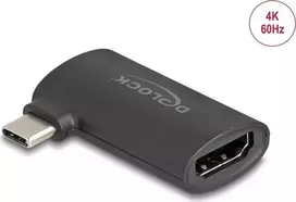Adapteris DELOCK USB Type-C (kištukas) į HDMI (lizdas) DP Alt Mode 4K kampuotas
