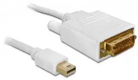 DeLOCK - DisplayPort laidas - Mini DisplayPort (kištukas) - DVI-D (kištukas) - 2,0 m (DisplayPort 1.1a) - skirtas Apple MacBook, MacBook Air, MacBook Pro (82918)