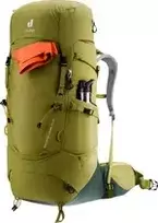 Kuprinė DEUTER Aircontact Core 50+10 cactus-ivy – patvari, lengva daugiadienė kuprinė