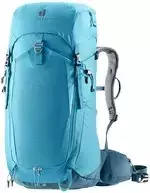Kuprinė DEUTER Trail Pro 34 SL – 34 L moteriška žygių kuprinė, lengva ir patvari, lagūna-atlantas
