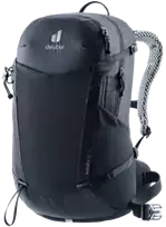 Kuprinė DEUTER Futura 21 SL juoda – 21 L moteriškas prigludimas, ventiliuojama nugara