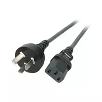 EFB-Elektronik maitinimo laidas C13 180°, juodas, 1,8 m, 3 x 0,75 mm² (EK492.1,8V2)