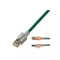 EasyLan Patch Laidas Cat.6 Class E S/FTP LSOH turkio 1m – tinklo kabelis