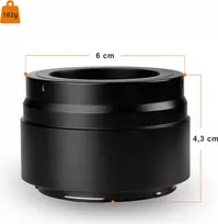 Walimex pro T2 Adapter für Nikon Z - Adapterring mit manuellem Fokus, einfache Handhabung, Objektiv-Anschlussring kompatibel mit Nikon Z6, Nikon Z7, N