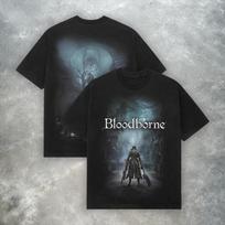 Bloodborne Tee – Retro Y2K Heavyweight Cotton Video Game Shirt S