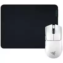 Žaidimų pelės ir kilimėlio rinkinys Razer Viper V3 Pro + Gigantus M — baltas