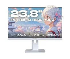 Monitorius JAPANNEXT JN-I238FHD120F-HSP-W 60,5 cm (23,8 colio) Full HD LCD baltas