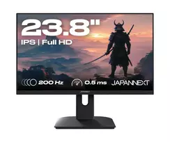 JAPANNEXT JN-I238FHD200F monitorius 60,5 cm (23,8 colio) 1920 x 1080 pikselių Full HD LCD juodas