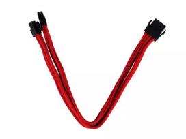 Prailginimo kabelis EPS12V 8pin(4+4) Silverstone SST-PP07-EPS8R 0,3 m