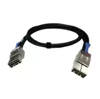 QNAP CAB-PCIE10M-8644-8X SAS laidas 1 m Juodas