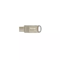 USB atmintukas PATRIOT PS64GT560DS5D 64GB USB 3.2 (USB-A ir USB-C), sukamasis cinko lydinio korpusas, sidabrinis
