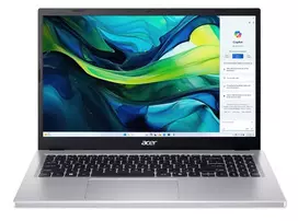 Nešiojamas kompiuteris Acer Aspire Go 15 AG15-71P-58WM — 15.6 colio Full HD, Intel Core i5-1334U, 16GB DDR5, 512GB SSD, FreeDOS, sidabrinis