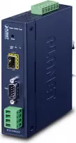 Planet pramoninis RS-232/422/485 į IP keitiklis - 1x COM - 1x 100Base-FX SFP - 9-48VDC - -40-+75°C