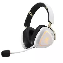 Ausinės ASUS ROG Delta II-KJP — aplink ausį, laidinės ir belaidės (Bluetooth), 20–20000 Hz, 325 g, juodos/baltos