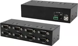 USB į RS-232 adapteris, Exsys EX-13078 — 8 prievadų, FTDI, metalinis korpusas