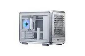 Kompiuterio korpusas Cooler Master MasterFrame 400 Mesh sidabrinis, mATX, permatomas šoninis dangtelis, 1x 120 mm ARGB ventiliatorius