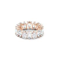 Swarovski Vittore Pear Ring Women's Rose Gold Plated 5585425 sidabras