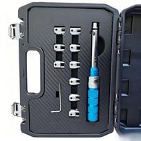 11pcs Spoke Torque Wrench Set 2-10NM With 10 Interchangeable Heads For Motorcycle Dirt Bike Wheel Maintenance Ratchet Tools China Mainland