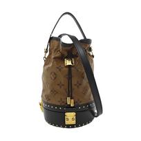 [Pre-Owned] Petit Noe Brown Coated Canvas Monogram Studded Crossbody Bag - Very Good #58N5BS ONE SIZE