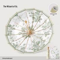 Mido 16-Rib UV Protection Three-Fold Umbrella
