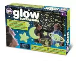 Lipdukai ant sienos Brainstorm Glow Superstars