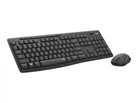 Logitech MK295 Silent - belaidis klaviatūros ir pelės rinkinys - 2,4 GHz - grafitas - vengriškas išdėstymas