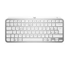 Logitech MX Keys Mini belaidė apšviesta klaviatūra, šviesiai pilka, ispaniškas išdėstymas