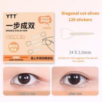 Eyelid Lift Strips Clear Shaping Big Eyes Lasting Invisible Natural Self-Adhesive Double Fold Eyelid Tape Sticker Makeup Tools oranžinė