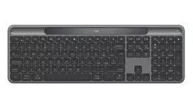 Belaidė klaviatūra Slim SOLAR+ Graphite