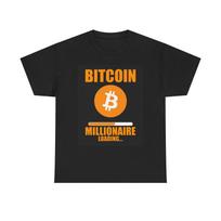 Men's and Women's T-shirts Bitcoin Millionaire Loading Graphic XXXL