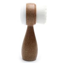 Coconut Shred Handle Face Cleansing Brush Double-Sided Facial Cleanser Blackhead Removal Pore Cleaner Exfoliator Scrub Brush Onesize