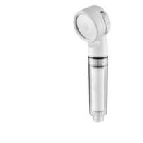 Bathroom Travel Handheld Shower Head Filter Hotel Portable Mini Children's Hand Shower Head Super Powerful Booster Purification (White,Plastic) balta