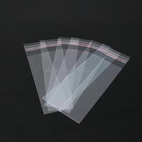 Opp Self-Adhesive Double-Layer 5 Microns Plastic Bag 11*17cm Sealed Packaging Transparent for Toy Parts Export 11*17(14+3)&0.022mm