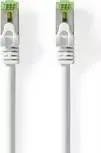 Nedis CAT7 tinklo laidas - S/FTP | RJ45 kištukas | RJ45 kištukas | 1,00 m | Apsaugotas nuo užsikabinimo | Apvalus | LSZH | Baltas | Etiketė