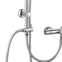 Faucet T Adapter Chrome Shower Arm Splitter Anti-scratch 3-Way Shower Arm Diverter Corrosion Resistant for Handheld Showerhead China Mainland
