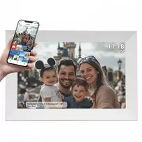 Skaitmeninis nuotraukų rėmelis Denver FRAMEO 10.1 inch 16GB baltas