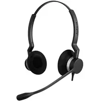 Jabra Biz 2300 Duo USB-C UC laidinis ausinių rinkinys biurui ir skambučių centrui, juodas