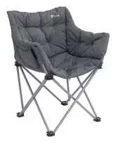 Kempingo kėdė Outwell 470474 – 4 kojų sulankstoma kėdė, maksimali apkrova 150 kg, juoda/pilka