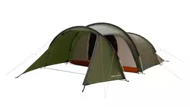 Palapinė tunelinė Easy Camp Pasvik 4 – 4 vietų, kietas rėmas, 3000 mm vandens stulpelis, aliuminio lankai, tamsiai žalia, 2350×4050×1200 mm