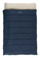 Miegmaišis Outwell Contour Lux Double stačiakampis poliesteris, 1450×2200 mm, maksimalus ūgis 190 cm, mėlynas