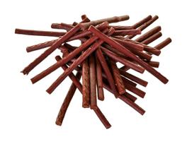 Šunų skanėstai PETITTO Soft beef sticks 500 g — minkšti jautienos skanėstai dresūrai, be grūdų, suaugusiems šunims