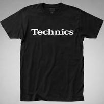 TECHNICS T-SHIRT marškinėliai logotipas dj 1200 patefonas muzika įvairi garso įranga japonija M white