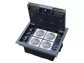 Grindinė dėžutė Alantec PP004 su reguliuojamu gyliu techninėms grindims 45×45 mm