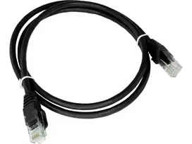 Alantec KKU5CZA1 tinklo kabelis 0,25 m Cat5e U/UTP juodas